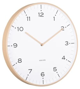 Karlsson 6011SB design falióra bézs, átmérő 40 cm