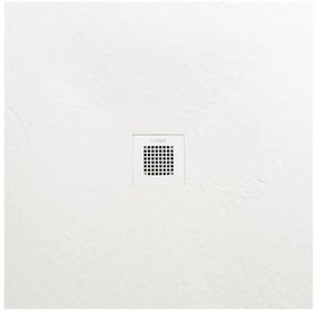 AREZZO design SOLIDSoft zuhanytálca 90x90 cm, FEHÉR, színazonos lefolyóval (2 doboz)