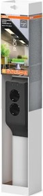 Osram - Dimmelhető LED szekrény alatti lámpa dugaljakkal UNDERCABINET LED/10W/230V fekete