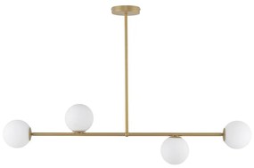 Csillár rúdon GAMA 4xG9/12W/230V arany