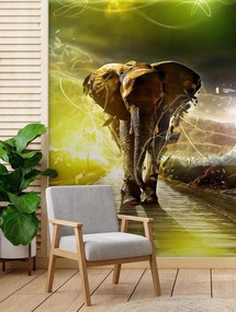 Gario Fotótapéta Varázslatos elefánt Anyag: Vlies, Méret: 150 x 210 cm