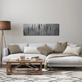 Kép - Fűszálak (órával) (90x30 cm)