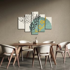 Kép - Absztrakt lapok N⁰1 (150x105 cm)