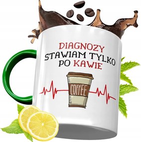 Zöld Bögre Orvosnak Ajándékba, fényképes nyomattal