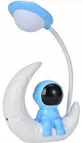 Újratölthető Űrhajós asztali lámpa kék