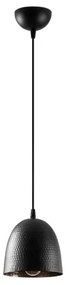 TATTOO kábeles függőlámpa 1xE27/40W/230V, átmérő 16 cm, fekete
