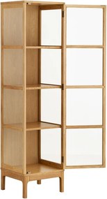 Natúr színű tálalószekrény 47x180x40 cm Zamora – House Nordic