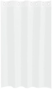 Függönyök függönyökkel 2 pcs Fehér 140x175cm Poliészter