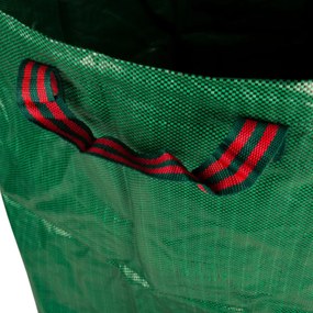 Összecsukható kerti kosár, ideális levelek, fű és egyéb hulladék gyűjtésére - 120 literes - zöld