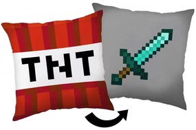 Minecraft TNT Sword párna, díszpárna 40*40 cm