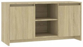 sonoma tölgy színű szerelt fa TV-szekrény 102 x 36 x 50 cm