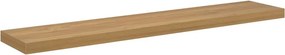 vidaXL Falpolc Falra szerelhető Barna 120 x 23,5 x 4 cm Faanyag