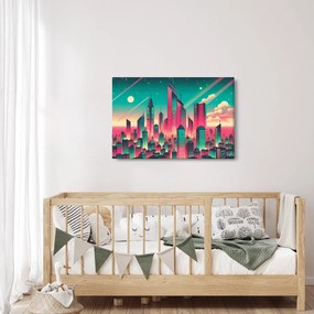 Kép – Nagyváros pop-art stílusban (90x60 cm)