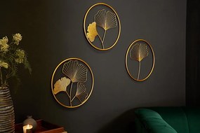 GINKGO arany vas fali dekoráció