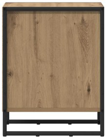 vidaXL Éjjeli asztal 2 pcs Művészi tölgy 39.5 x 30 x 50 cm Faanyag