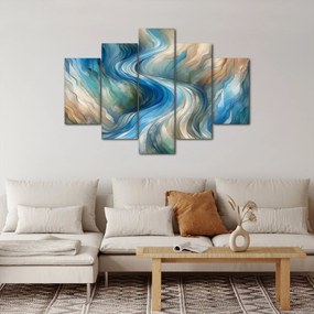 Kép - Absztrakt áramlat (150x105 cm)