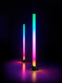 Fekete fém LED asztali lámpa (magasság 55 cm) Boy – Reality