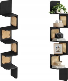 Polc fa Vasagle 20 x 20 cm fekete