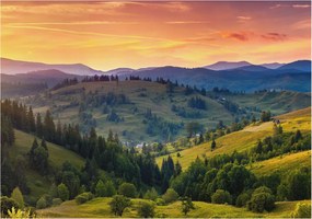 Fotótapéta Fali tapéta Hálószoba Nappali Hegyi táj 312x219 Ragasztó