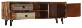 tömör mangófa TV-szekrény 118 x 30 x 40 cm