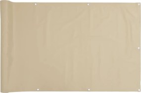 vidaXL bézs oxford-szövet erkélyparaván 90 x 300 cm
