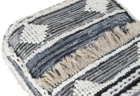 Elegáns csíkos pamut padlópárna 60 × 60 × 25 cm