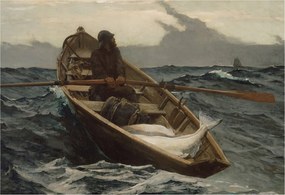 Flizelina Dekoratív Fotótapéta Hálószoba Halász a tengeren 152x104 Ragasztó