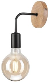 Fali lámpa VITO OAK 1xE27/60W/230V