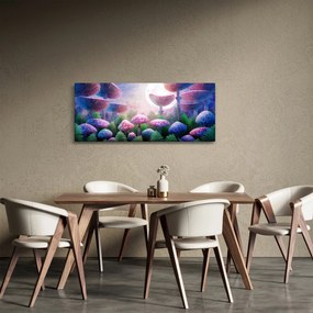 Kép - Gomba teliholdkor, grafika (120x50 cm)