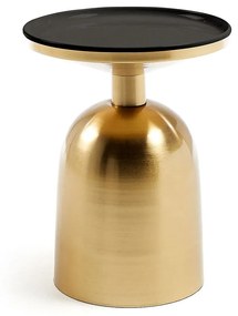 Physic aranyszínű tárolóasztal, ø 37 cm - Kave Home