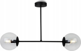 Mennyezeti Lámpa Lógó Csillár Elegáns Fekete Üveg Gömbök Loft Glamour