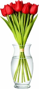 Tulipán Mesterséges Piros csokor élő művirág 7 db