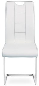 Fehér Ekobőr Étkezőszék. DCL-411 WT