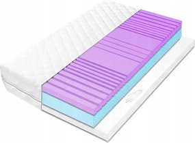 Habszivacs matrac 120x200 hr 7 zónás visco 27cm párnázott puha H1