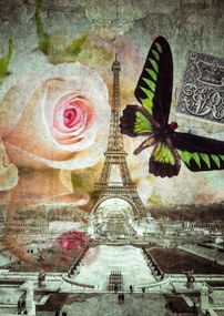 Poszter 29,7x42cm Eiffel-torony 2, Assaf Frank