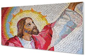 Akrilkép Mosaic Jesus 100x50 cm 2 fogas