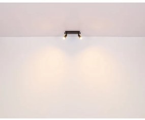 Globo 57998-2 - Spotlámpa DREW 2xGU10/35W/230V fekete