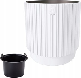 Kerek kaspó Mika Cyli 40-es virágtartó betéttel utántöltő