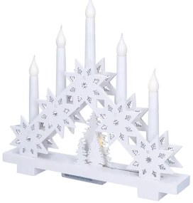 Brilagi - LED karácsonyi gyertyatartó 5xLED/2xAA
