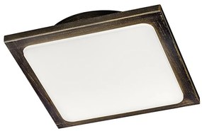 TRIO - LED Szabályozható mennyezeti lámpa DENVER 1xLED/20W/230V patina