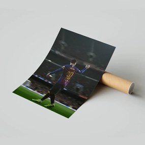 Poszter Lionel Messi 10 Barcelona 50x70 cm Ajándék ötlet