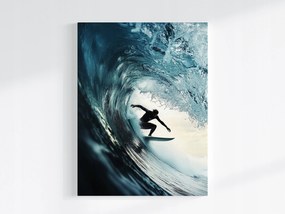 Vászonkép Canvas Sport Tenger Óceán Hullámok Szörfözés Szörfdeszka 60x80