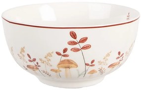 Őszi gomba mintás Porcelán tálka 14 cm 500 ml Little Fall