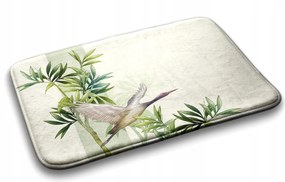 Gumírozott fürdőszobaszőnyeg Daru Madár 75x45