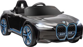 HOMCOM Gyerek Elektromos Autó Távirányítóval, Napelemes Akkumulátor, BMW Gyerek Autó Fényszóróval, MP3 Lejátszóval, Biztonsági Övvel, 3-5 km/h, 3-5 Év