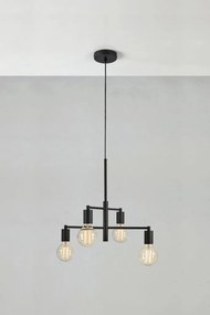 MARKSLÖJD 108716 CIELO Többágú Függesztett Lámpa Fekete E27 IP20