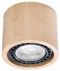 Sollux SL.0913 - Mennyezeti lámpa BASIC AR111 1xGU10/40W/230V bükkfa