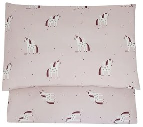 EKO - Pamut muszlin ágynemű a kiságyhoz UNICORN 2 részes