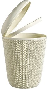 Knit fehér fürdőszobai szemetes, 7 l - Curver