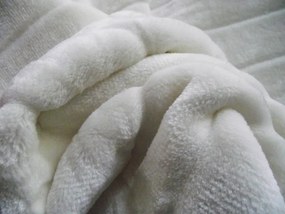 Cream full vastag ágytakaró krém fehér pléd